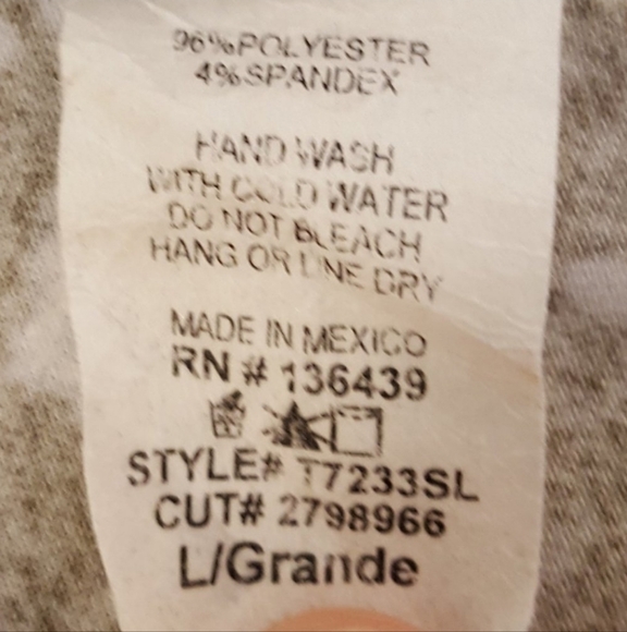 Vintage Asymmetrical Tank Top Made In Mexico Super Flowy Super Comfy Quality L - Picture 7 of 8